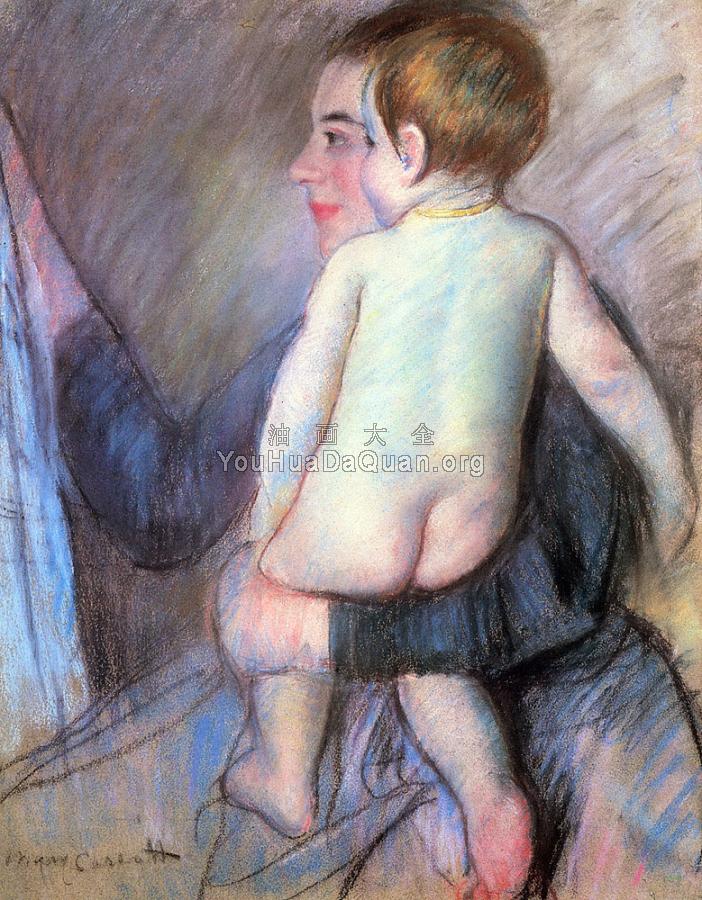 在窗口 - 玛丽·史帝文森·卡萨特